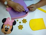 DIY Bolsita Dulcero Minnie Mouse en Foami, Goma Eva, Microporoso, Easy Crafts