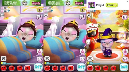 Vs My Talking ANGELA, Gold Run outfit Vs Queen/Gameplay make for kid #65