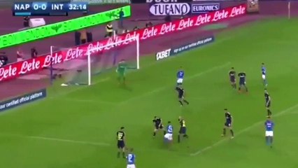 Milan Skrinian stops players NapoIi.