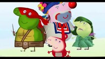 Peppa Pig Malevola tartarugas ninjas dinossauro fogo e gelo papai pig George Pig Masha