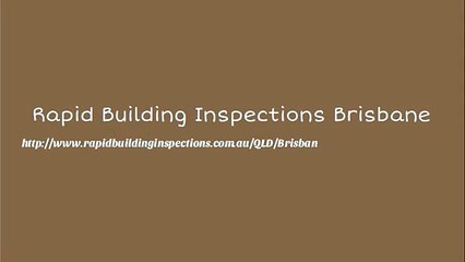 building and pest inspection brisbane