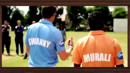 The World Best Spinner Muththaiya Muralitharan Flips a Coin to a Glass with the Ball