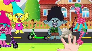 Trolls Poppy and Daddy Branch Bad Baby Crying in Elevator Troll Full Episode Finger Family Songs for