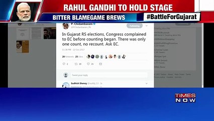 Battle For Gujarat- Chidambaram Takes On Election Commission Again