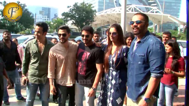 Rohit Shetty, Ajay Devgn, Tusshar Kapoor Spotted During Lunch & Promote Golmaal Again