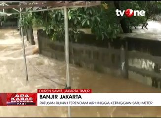 Tanggul Cipinang Indah Jebol, Ratusan Rumah Terendam