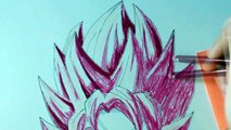 Cómo Dibujar a Goku Black SSJ Rose con Lápices de Colores | Tutorial | ArteMaster