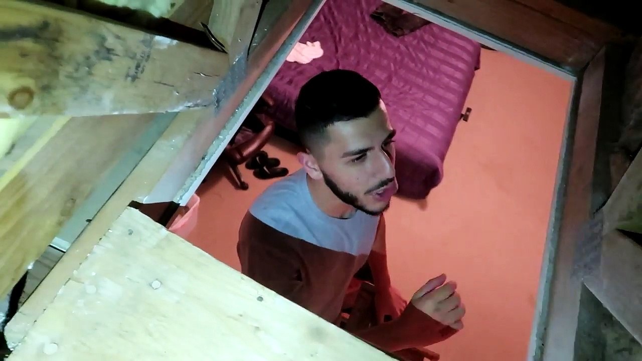 OUIJA BOARD IN MY HAUNTED ATTIC... *we got threatened*