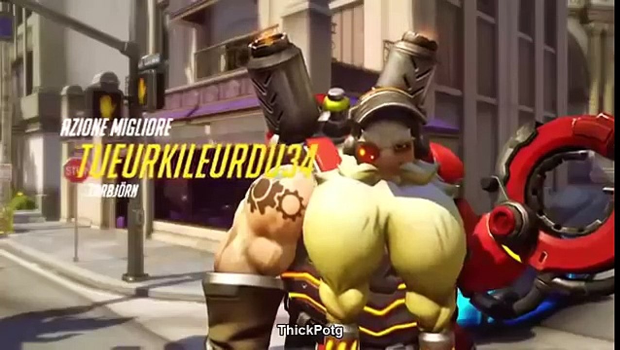 Overwatch - Play of the Game - Torbjorn getting caught