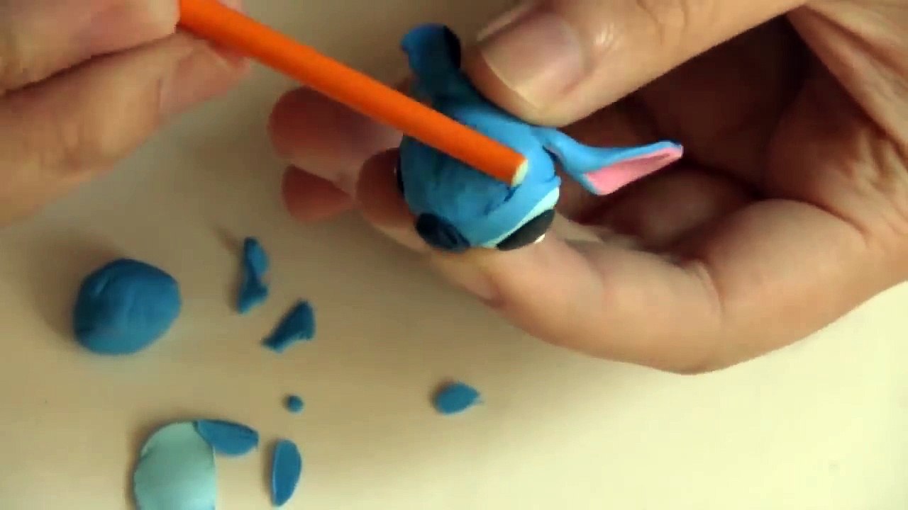 Stitch Polymer Clay Figurine Tutorial (Lilo and Stitch Film)