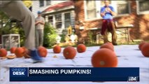 i24NEWS DESK | Smashing pumpinks! | Tuesday, October 24th 2017