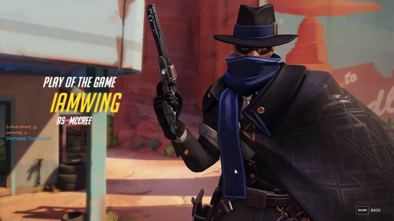 OVERWATCH - Mccree '' It's High Noon '' Play Of the Game (2)