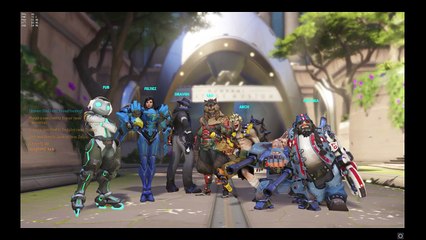 Overwatch McCree Play of the Game - 5-Man Deadeye - YouTube