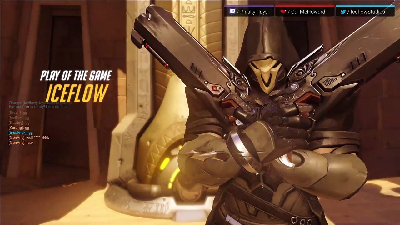 Overwatch  Reaper WIPES for the Win! (Play of the Game)