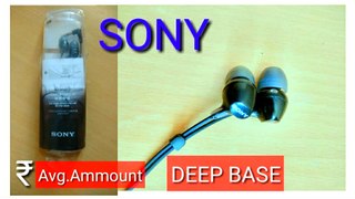 Sony MDR-EX15LP Earphone unboxing and review
