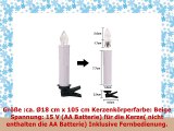 YAOBLUESEA 30stk Weinachten LED Kerzen Lichterkette Kabellos Weihnachtskerzen