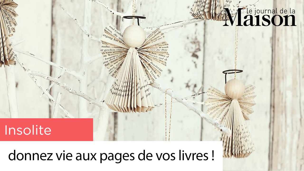 Déco insolite : donnez vie aux pages de vos liv...
