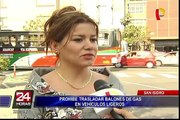 San Isidro: prohíben trasladar balones de gas en vehículos ligeros