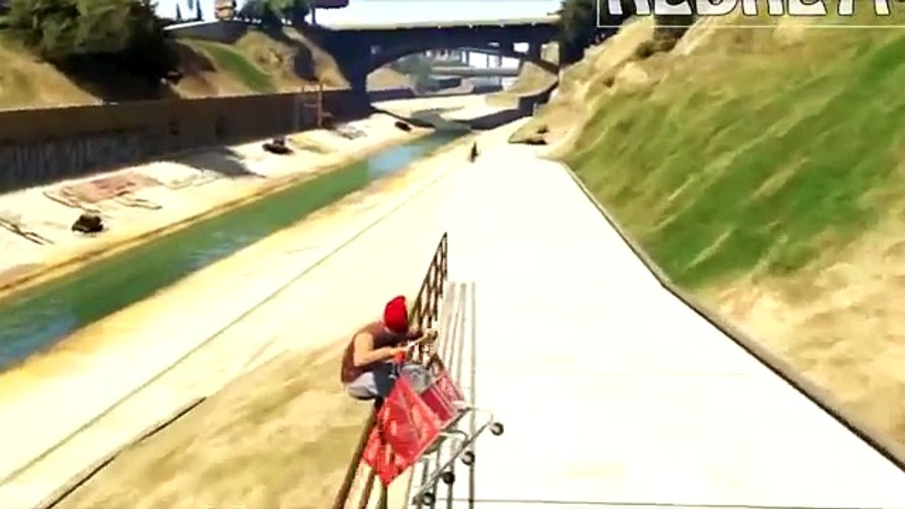 FUNNY GTA 5 STUNTS & FAILS GTA 5 Funny Moments by RedKeyMon