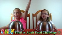 BABY FOOD vs ADULT FOOD CHALLENGE - Magic Box Toys Collector