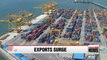 S. Korea's September exports surged to a big margin in 67 months