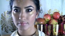 Greek Goddess makeup hair costume/toga- halloween tutorial.