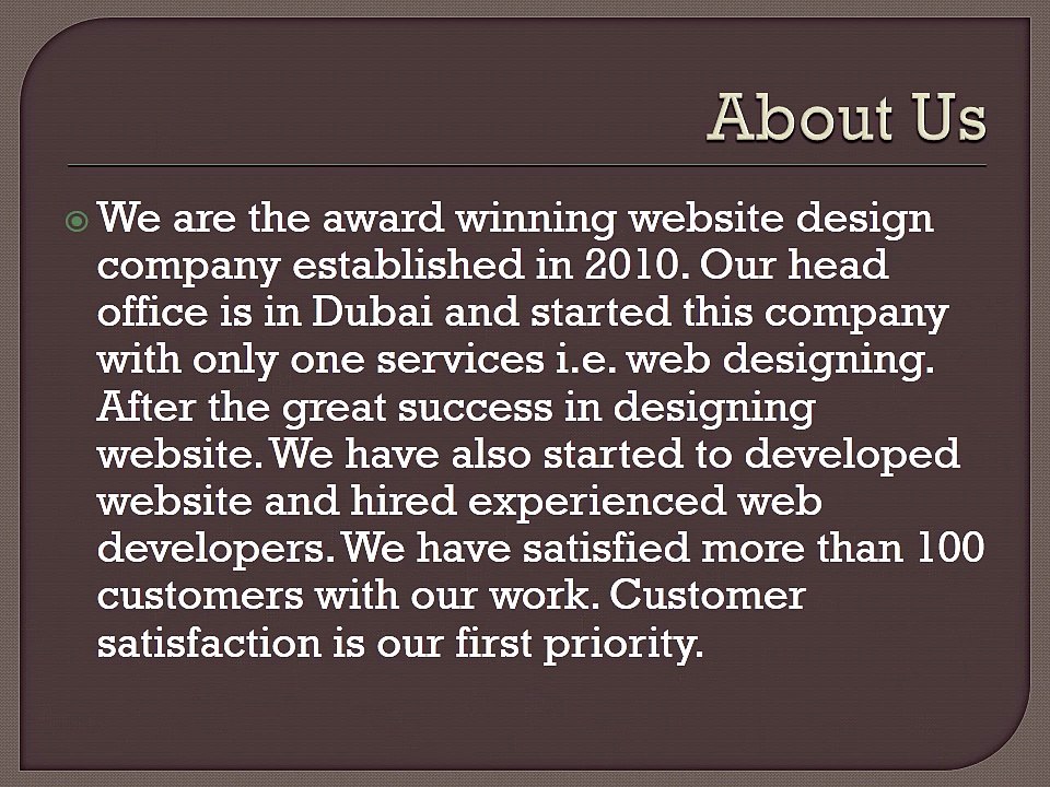 Website Design Services in UAE