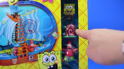 Spongebob Squarepants Pirate Ship Playset vs Captain Hook vs Tomy Aquafun Pirate Ship Vs Peppa Pig