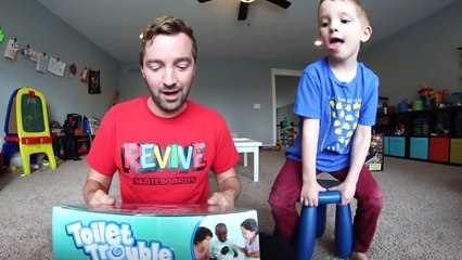 FATHER & SON PLAY TOILET TROUBLE!