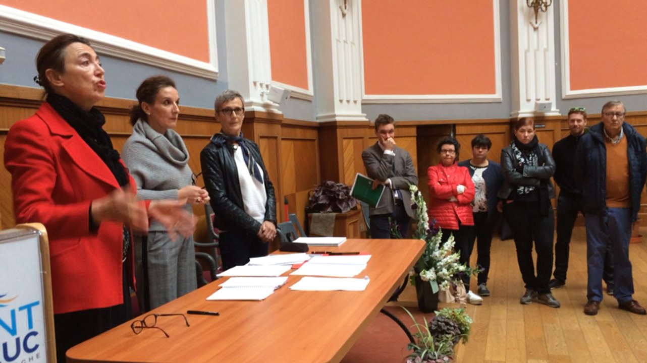 Rencontre entre les commerçants et la maire