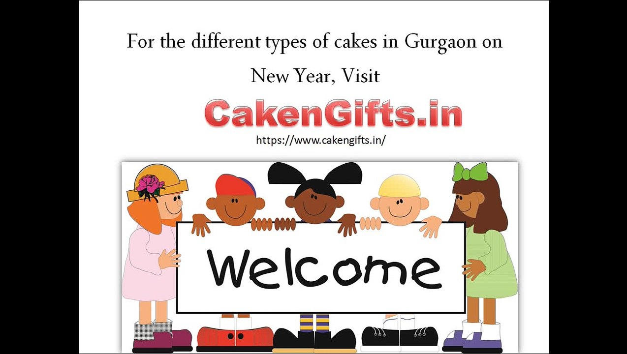 Send New Year Cake In Gurgaon via CakenGifts.in