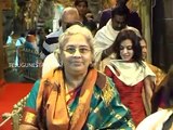 Telugu ress Kajal Agarwal and Nisha Agarwal complete tirumala visit videos