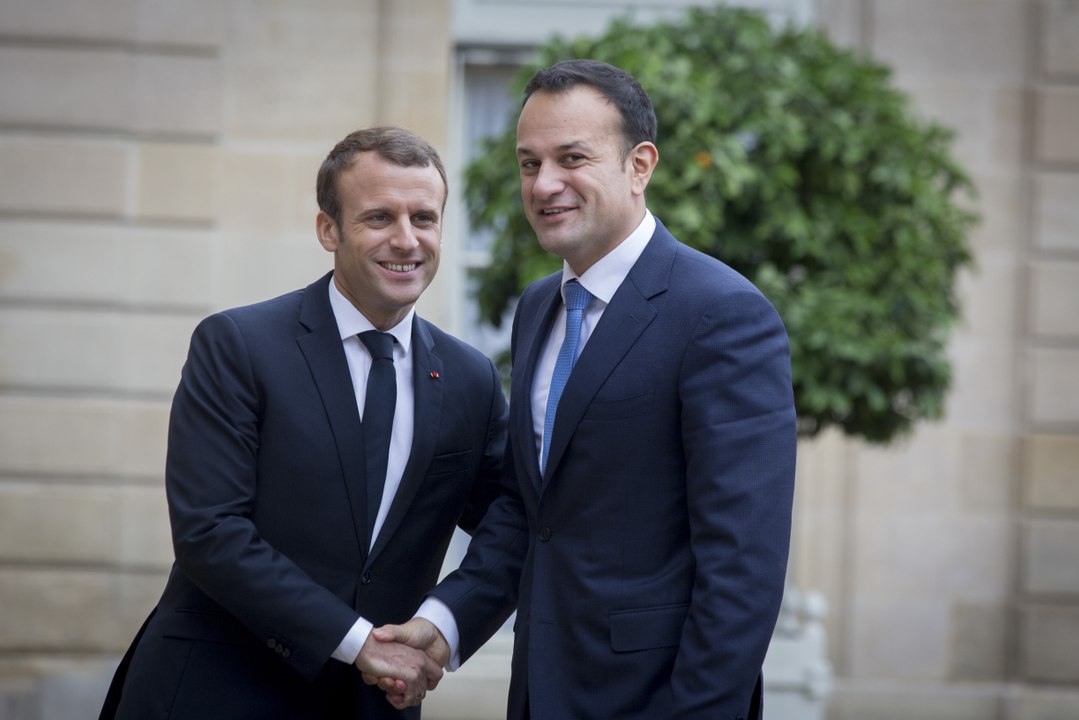 Déclaration conjointe du président de la République, Emmanuel Macron, avec Leo Varadkar, premier Ministre d'Irlande