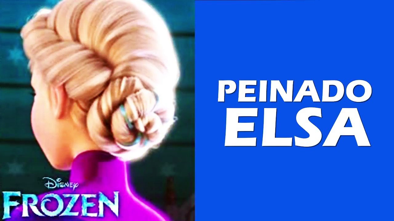 Como hacer Peinado de Elsa y Anna FROZEN (Sin Extensiones) Coronation Hairstyle | Disney