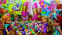 Cool Shopkins GAME! Elsa, Anna, Rapunzel & Ariel toddlers PLAY, laugh, enjoy and have fun