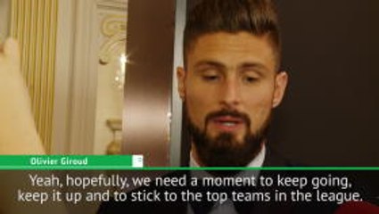 Arsenal must stick to the top teams in the league - Giroud