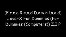 [lP64N.F.r.e.e D.o.w.n.l.o.a.d] JavaFX For Dummies (For Dummies (Computers)) by Doug LoweHendrik EbbersKishori SharanJames Weaver [P.P.T]