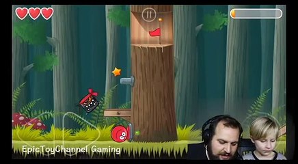 RED BALL 4 Game Play Walk Through Johnny and Justin Battle It Out