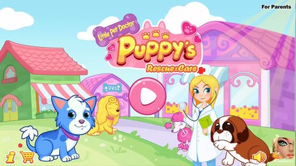 Pequeño doctor del animal doméstico - El cuidado de los cachorros lindo - juegos para niños