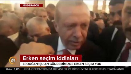 Erken seçim iddialarını cevapladı