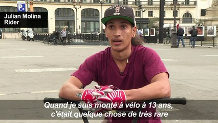 Cyclisme/BMX: Julian Molina, amputé d'une jambe et rider magique