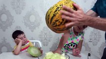 Kavun çeşmesi nasıl yapılır !!! - How to make melon fountain !!!