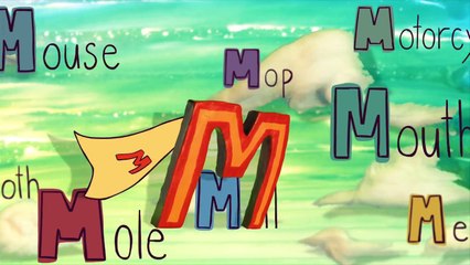 ABC Song: The Letter M, "The Mighty M" by StoryBots