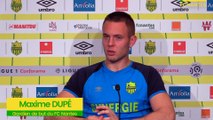 Maxime Dupé avant Tours FC - FC Nantes