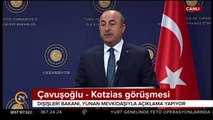Çavuşoğlu - Kotzias görüşmesi