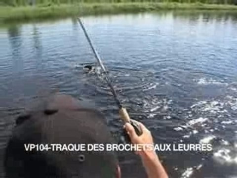 TRAQUE DES BROCHETS AUX LEURRES DE SURFACE