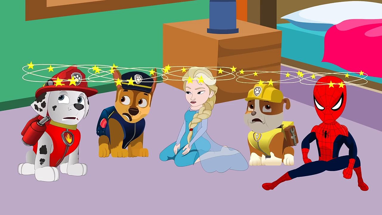 Paw Patrol fall! 5 little monkeys song! Full s ⭐ Nursery Rhymes ⭐ Groovy The Martian