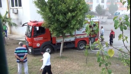 Adana'da Emniyet Müdürlüğü'nde Yangın