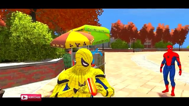 COLORS GARBAGE TRUCK PARTY & COLORS SPIDERMAN FUN VIDEO NURSERY RHYMES SONGS FOR CHILDREN