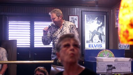 Colin Paul sings 'You've Lost That Loving Feeling' Marlowes Elvis Week 2017